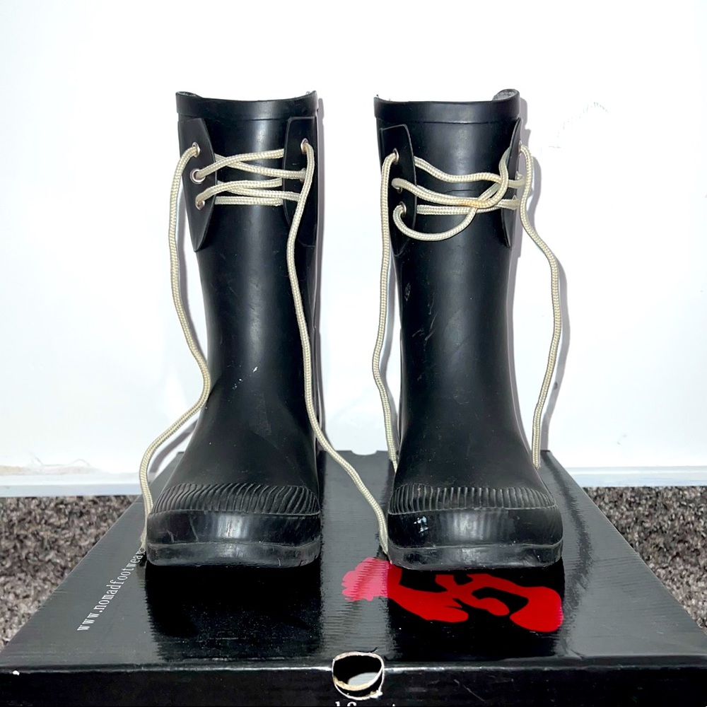 Kelly B Lace Up Waterproof Rain Boot Nomad